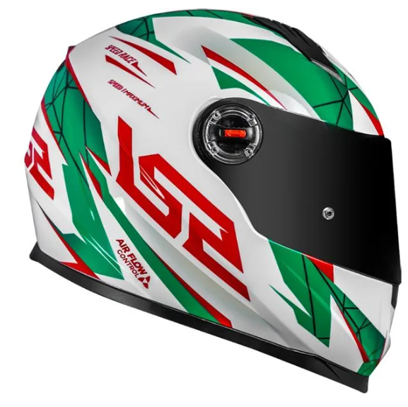 Capacete LS2 FF358 Draze Wht/Gre/Red